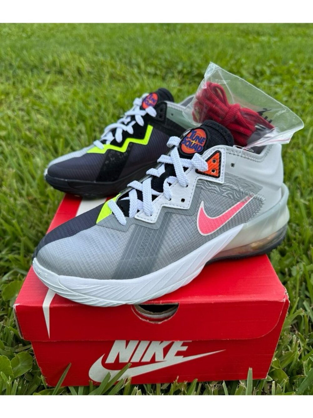 * 5 YOUTH Nike LEBRON 18 LOW Space Jam Bugs vs Marvin DJ3760-005 looney tunes